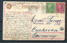 USA 1931 Postal  Stationary Card Clarmont- Germany - 1921-40