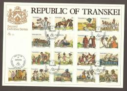 Transkei - 1984 - Second Definitive Folder Xhosa Culture - Transkei