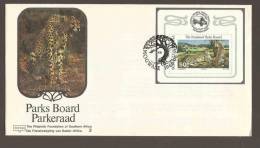 Bophuthatswana - 1988 - National Parks Board - Miniature Sheets On Cover - Bophuthatswana