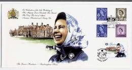 Commemorative Cover, Happy 70th Birthday , Queen Elizabeth, Buchingham House, Combination Postmark, 1996  Gairsay - Ortsausgaben