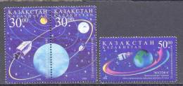 1998. Kazakhstan, Cosmonautics Day, 3v, Mint/** - Kazakistan