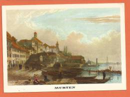 Q1289 Murten Morat, Tiré D'une Vieille Gravure, Le Port. Fleury 1283 - Murten