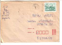 GOOD HUNGARY Postal Cover To ESTONIA 1983 - Good Stamped: Bus - Storia Postale