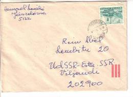 GOOD HUNGARY Postal Cover To ESTONIA 1981 - Good Stamped: Bus - Storia Postale