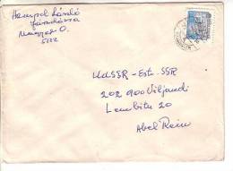 GOOD HUNGARY Postal Cover To ESTONIA 1979 - Good Stamped: Architecture - Briefe U. Dokumente