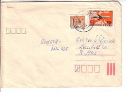 GOOD HUNGARY Postal Cover To ESTONIA 1979 - Good Stamped: Airplane / Map ; Deer - Monument - Covers & Documents