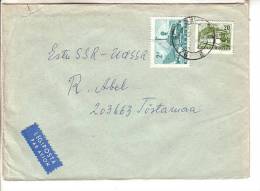 GOOD HUNGARY Postal Cover To ESTONIA 1977 - Good Stamped: Bus ; Tramway - Briefe U. Dokumente