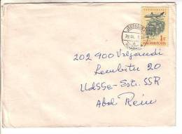 GOOD HUNGARY Postal Cover To ESTONIA 1978 - Good Stamped: Airplane - Storia Postale