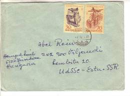 GOOD HUNGARY Postal Cover To ESTONIA 1978 - Good Stamped: Airplane - Lettres & Documents