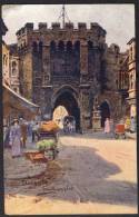 SOUTHAMPTON BARGATE - Wilfrid Ball Artist Postcard - J. Salmon, Used In 1920 - Southampton