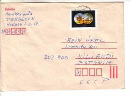 GOOD HUNGARY Postal Cover To ESTONIA 1982 - Good Stamped: Fauna / Deer - Covers & Documents