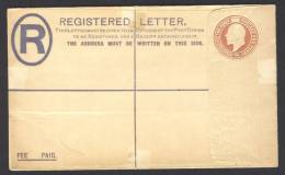 Great Britain, Registered Letter / Cover - Letter Edward VII, Unused - Brieven En Documenten