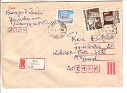 GOOD HUNGARY " REGISTERED " Postal Cover To ESTONIA 1980 - Good Stamped: Architecture ; Post - Brieven En Documenten