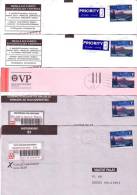 5 X GOOD FINLAND Postal Covers 2011/12 - Good Stamped: Christmas 2010 - Covers & Documents
