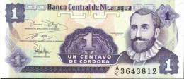 BANCONOTA DEL NICARAGUA - 1 CENTAVO - Nicaragua