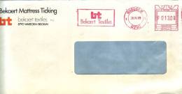 EMA BT Bekaert Textile, Waregem, 28/4/1989 Sur Lettre A En-tête De La Firme - Altri & Non Classificati