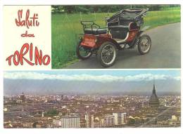 G653 Saluti Da Torino - Motorette - Auto Cars Voiture / Viaggiata 1965 - Transports