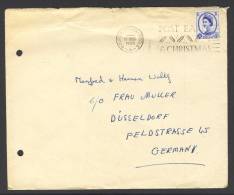 Great Britain 1955, Letter / Cover, Bournemouth - Poole To Düsseldorf - Germany, Post Early For Christmas - Storia Postale