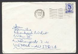 Great Britain 1956, Letter / Cover, Bournemouth - Poole To Vienna (Wien) - Austria - Covers & Documents