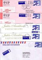 5 X GOOD FINLAND Postal Covers 2012 - Good Stamped: Flag - Lettres & Documents