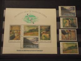 TRISTAN DA CUNHA - 1976 VEDUTE 4 Valori + BF - NUOVI(++)-TEMATICHE - Tristan Da Cunha