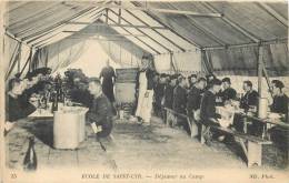 78 SAINT CYR L'ECOLE DEJEUNER AU CAMP MILITAIRE - St. Cyr L'Ecole