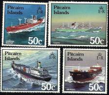 PITCAIRN ISLANDS SUPPLY SHIPS SET OF 4 STAMPS MINT 1987 SG? READ DESCRIPTION!! - Islas De Pitcairn