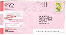 GOOD FINLAND Postal Cover 2012 - Good Stamped: Flowers - Storia Postale