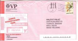 GOOD FINLAND Postal Cover 2012 - Good Stamped: Flowers - Brieven En Documenten