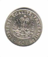 HAITI    50  CENTIMES  1991  (KM# 153) - Haití