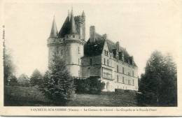 CPA 86 VOUNEUIL SUR VIENNE LE CHATEAU DE CHISTRE LA CHAPELLE ET LA FACADE OUEST - Vouneuil Sur Vienne