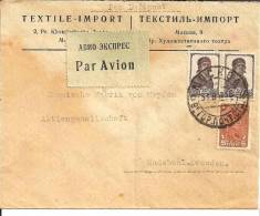 RL061 / UDSSR -  Firmenluftpost Moskau-Radebeul 1935 - Cartas & Documentos