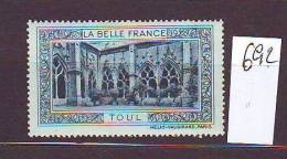 FRANCE. TIMBRE. VIGNETTE. BELLE FRANCE. PARIS. .............TOUL - Tourism (Labels)