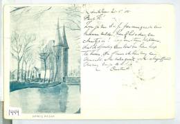 ZIERIKZEE * NOBEL POORT * ANSICHTKAART * Uit 1900 * GELOPEN Van ZIERIKZEE Naar DEN HAAG (1444) - Zierikzee