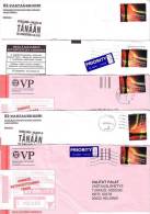 5 X GOOD FINLAND Postal Covers 2010/12 - Good Stamped: Aurora Borealis 2009 - Lettres & Documents