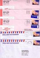 5 X GOOD FINLAND Postal Covers 2012 - Good Stamped: Clouds - Lettres & Documents