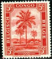 BELGIAN CONGO, CONGO BELGA, 1942, DIFFERENT SUBJECTS, FRANCOBOLLO NUOVO (MLH*), Scott 187 - Ungebraucht