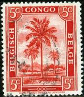 BELGIAN CONGO, CONGO BELGA, 1942, DIFFERENT SUBJECTS, FRANCOBOLLO USATO, Scott 187 - Ongebruikt