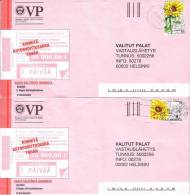 GOOD FINLAND Postal Covers 2012 - Good Stamped: Flowers Set Of 2 - Cartas & Documentos