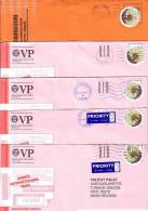 10 GOOD FINLAND Postal Covers 2012 - Good Stamped: Flowers / Dahlia - Five Sets Of 2 2011 - Storia Postale