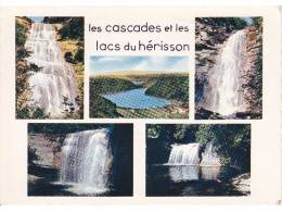 Cp LES CASCADES ET LES LACS DU HERISSON En 1966 - Franche-Comté