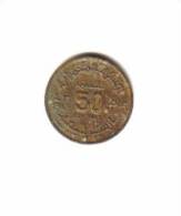 MOROCCO    50  CENTIMES  1945  (Y# 40) - Marokko