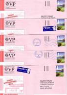 5 GOOD FINLAND Postal Covers 2012 - Good Stamped: Bottenhavets Natonal Park 2012 - Lettres & Documents