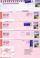 5 GOOD FINLAND Postal Covers 2012 - Good Stamped: Bottenhavets Natonal Park 2012 - Briefe U. Dokumente