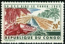 REPUBBLICA DI CONGO, 1963, The European Community Helps Congo, FRANCOBOLLO NUOVO (MLH*), Scott 455 - Other & Unclassified