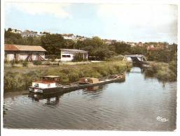 Doubs - 25 - St Vit , Vue Générale - Le Canal En 1963 , Péniche " St Jean De Losne Cote D'or" - Autres & Non Classés