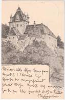 Schloß Kuckuckstein Liebstadt Autograf Von Carlowitz An Gräfin Wedel Gr Zschacher 6.7.1907 Gelaufen - Liebstadt