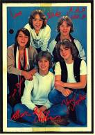 Alte Reproduktion Autogrammkarte  -  Gruppe Teens  -  Von Ca. 1982 - Autogramme