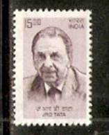 India 2009 JRD TATA Industrialist Famous People 1v MNH - Mère Teresa