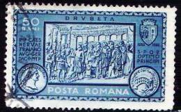 ROMANIA - USATO - 1933 - 100 Anni Turnu-Severin - Drubeta - 50 Bani - Oblitérés
